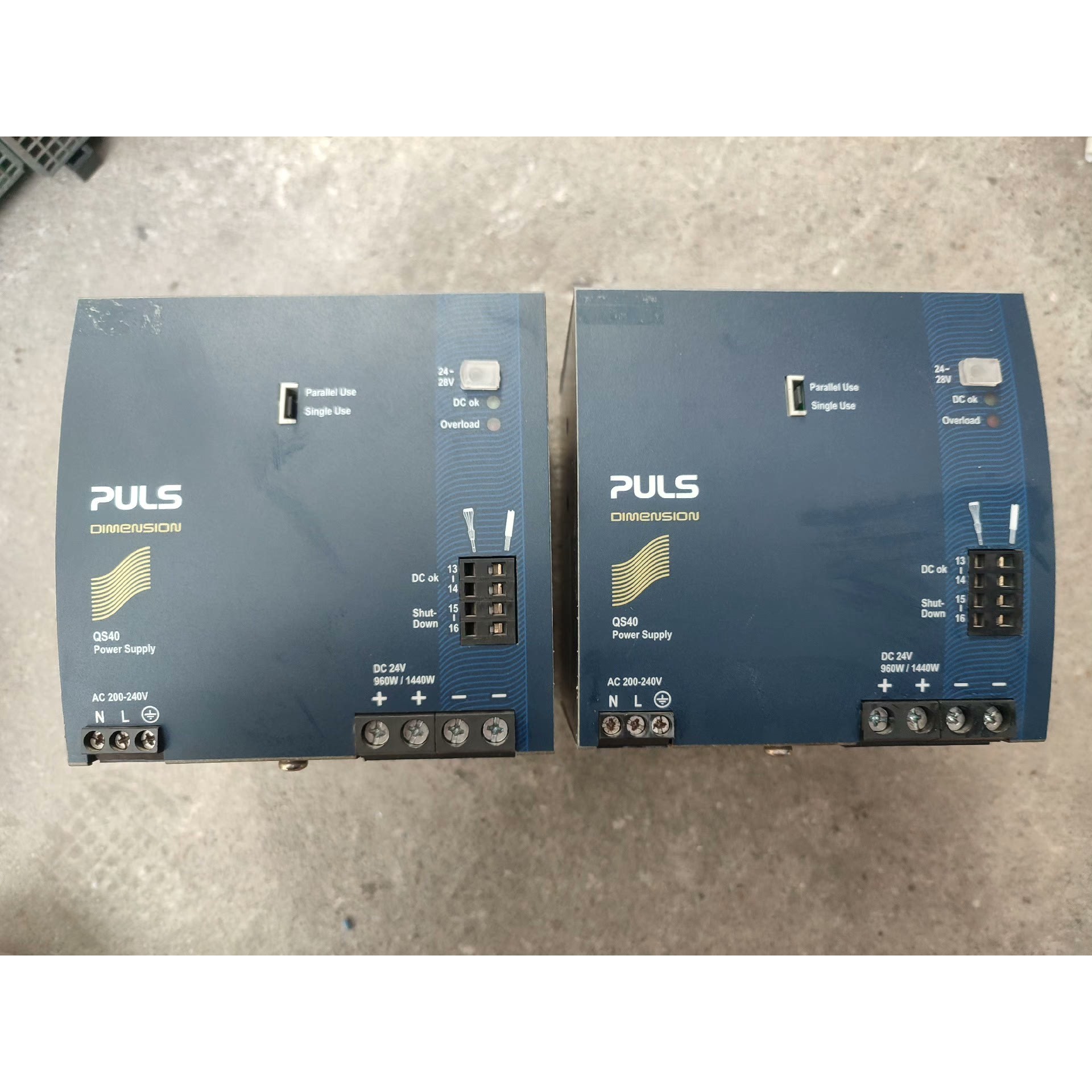 【议价产品】拆机普尔世PULS QS40.244 电源 24V40A 拆询价
