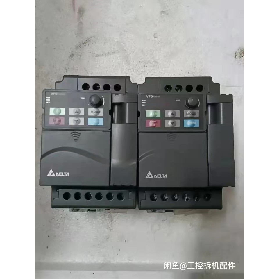 (议价产品)台达VFD015E21A变频器两台,(非拆机)公司库存无包装