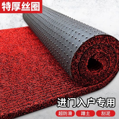 加厚可裁剪丝圈防滑入户门垫