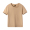 High end combed pure cotton khaki color