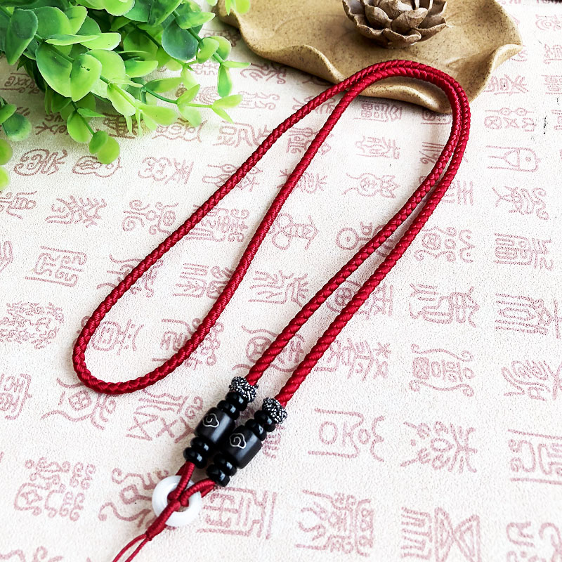 diy饰品绳手工编织绳项链绳子玉坠黄金玉佩吊坠挂绳龙鳞绳挂件绳