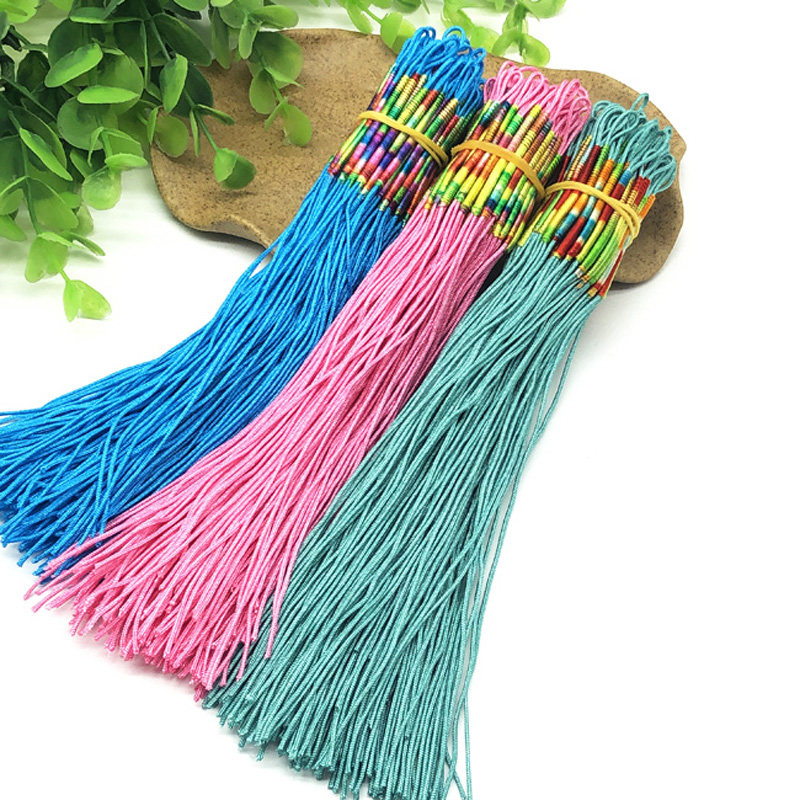 原创绕线流苏拉环线环 diy绕线连接线圈diy手绳编织假拉圈绳配饰