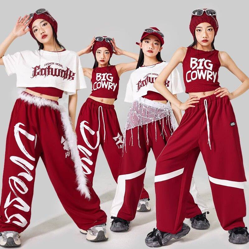 女童jazz爵士舞罩衫演出服少儿练