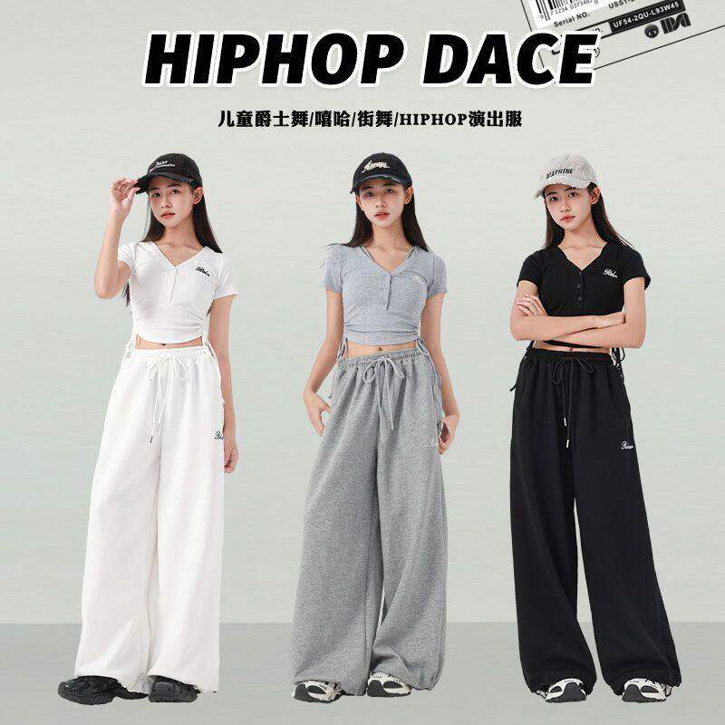 爵士舞女童服装2026jazz街舞套装走秀儿童跳舞演出服潮服