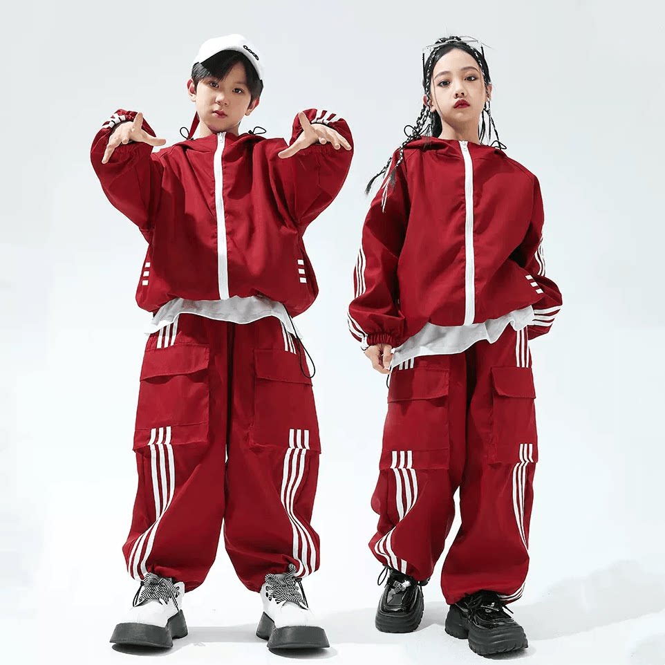 帅气运动会入场式跑酷啦啦操班服