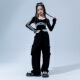 女童嘻哈潮酷练功服儿童街舞爵士舞蹈表演服套装 秋季 潮牌跳舞走秀