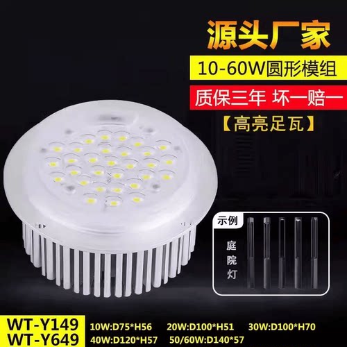 市政工程户外景观玉兰灯模组50W