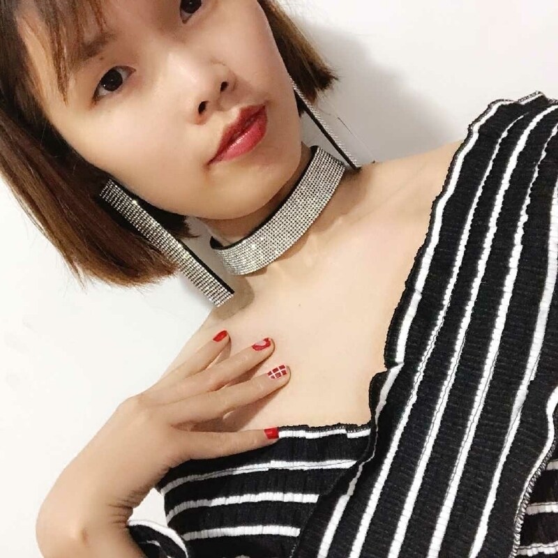欧美choker项圈女满钻项链简约配饰奢华颈带脖颈链短宽皮质锁骨链