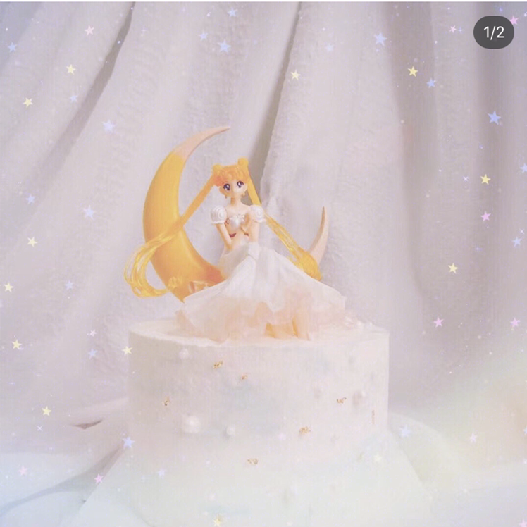 星空美少女蛋糕装饰价廉物美