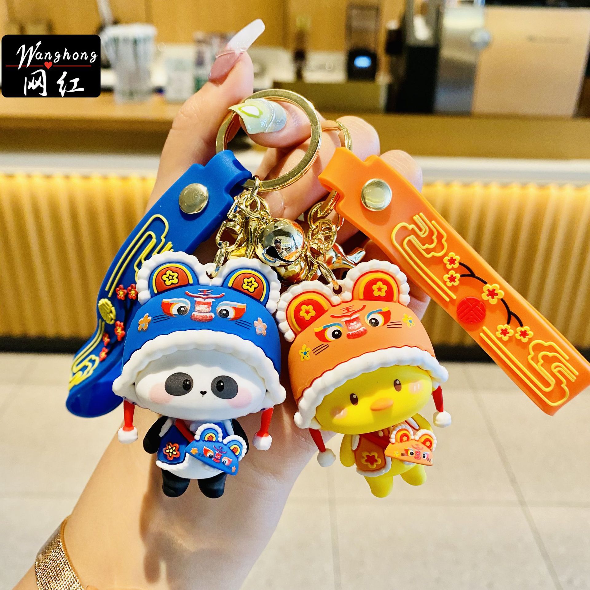 创意可爱硅胶钥匙扣动物造型