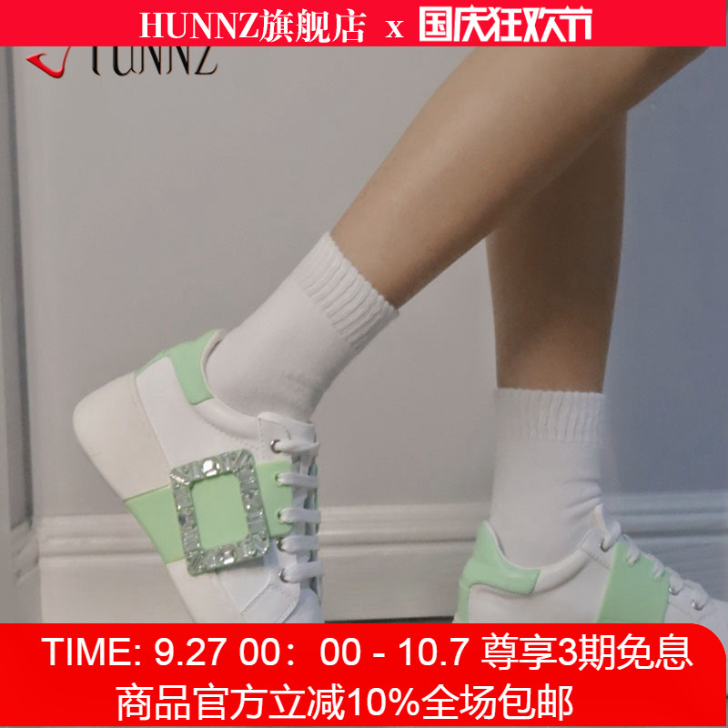 rv方扣休闲板鞋平底百搭