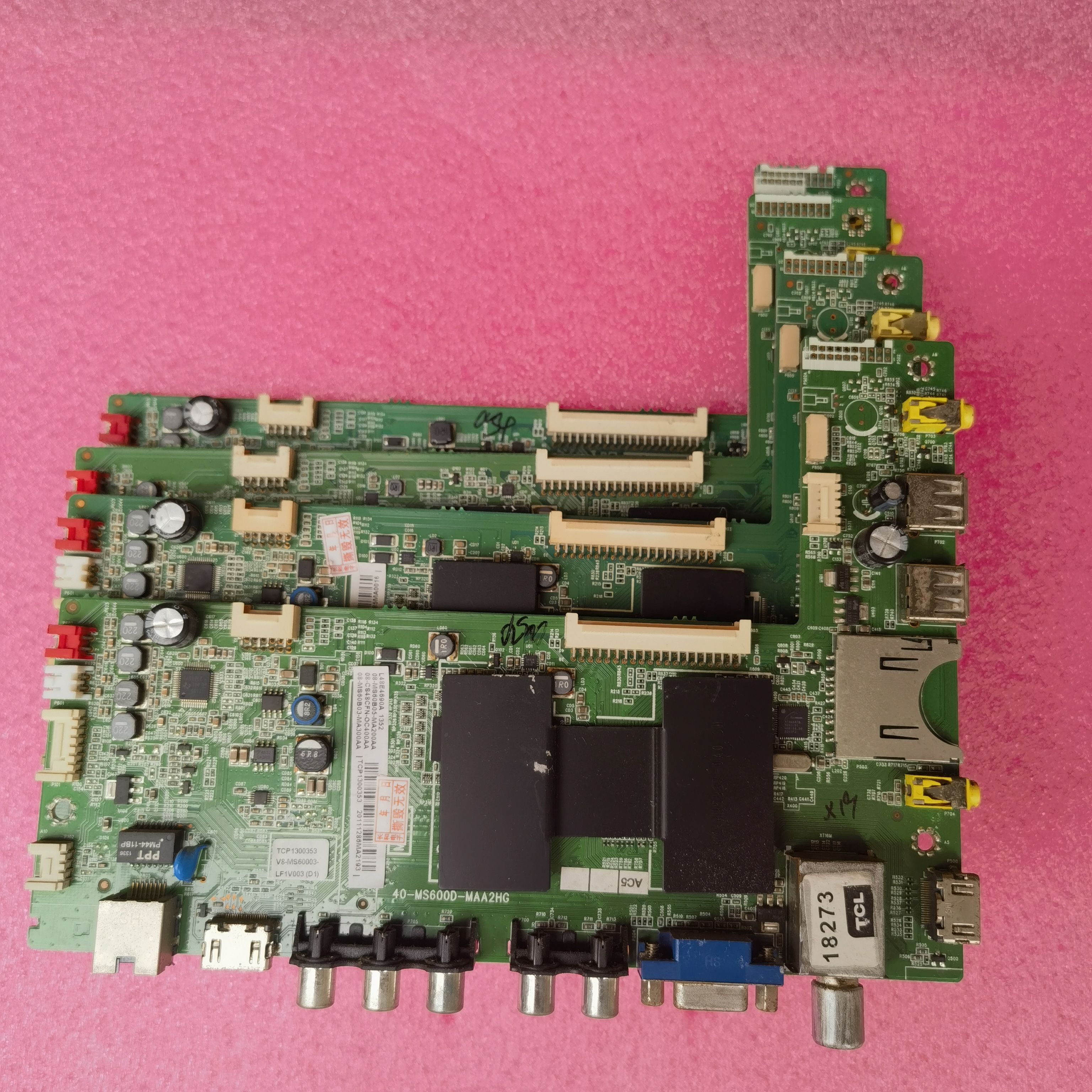 TCL L39/L42/L46F2510E/2550E/2570E/2590E主板40-MS600A-MAD2HG