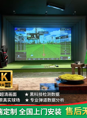 Kgolf K-GOLF K高尔夫 室内模拟高尔夫  快趣打高尔夫模拟器 真