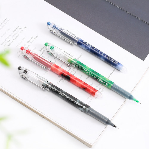 pilot百乐考试专用针管水性笔中