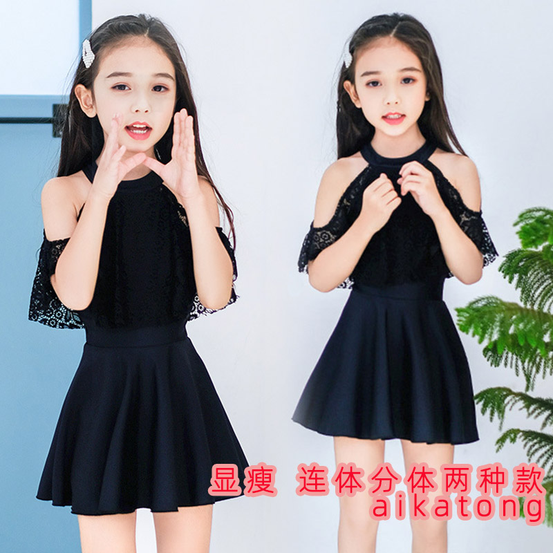 女童连衣裙式分体连体母女同款