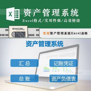 实用资产管理系统表格货币资金流动资产记账凭证资产负债表实用性