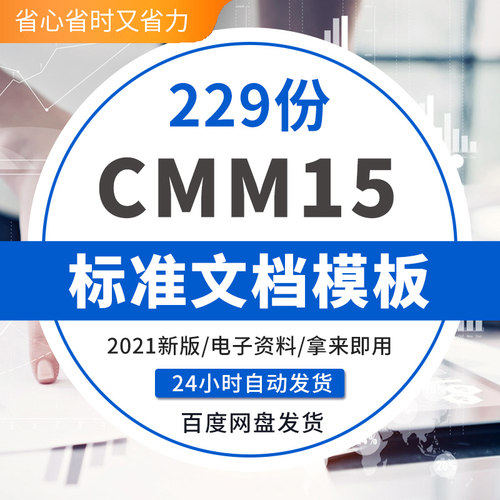 CMMI3项目管理规范软件能力成熟度集成模型3级标准模板整套文档