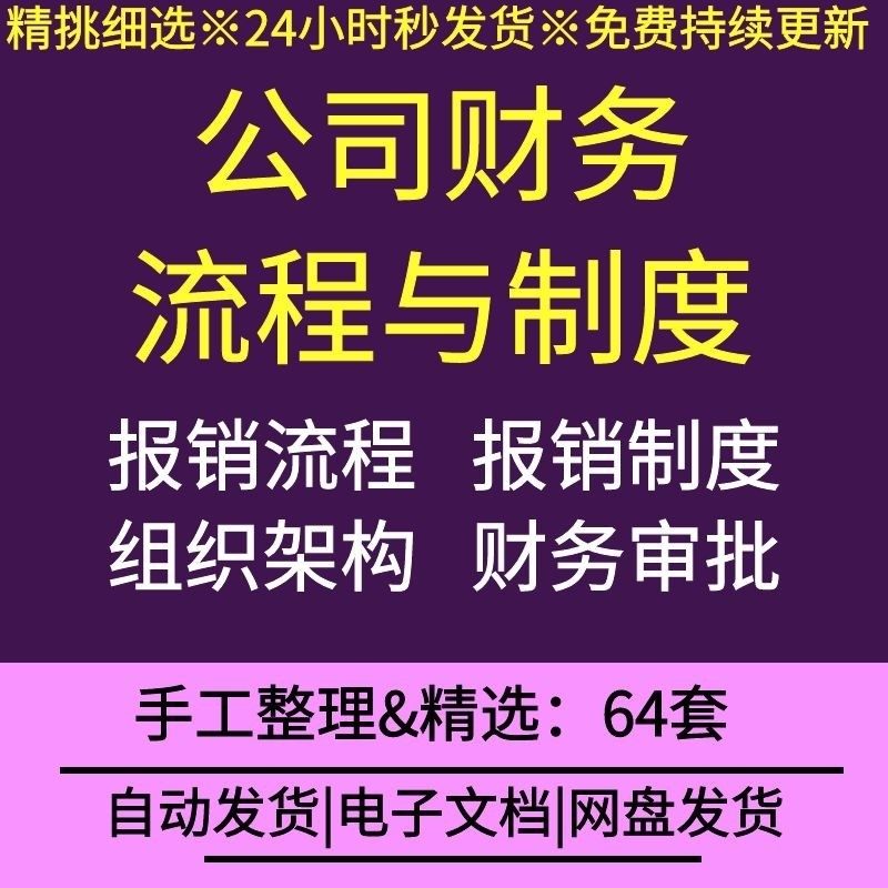 上市集团公司企业财务部门组织架构岗位职责费用报销审批流程制度