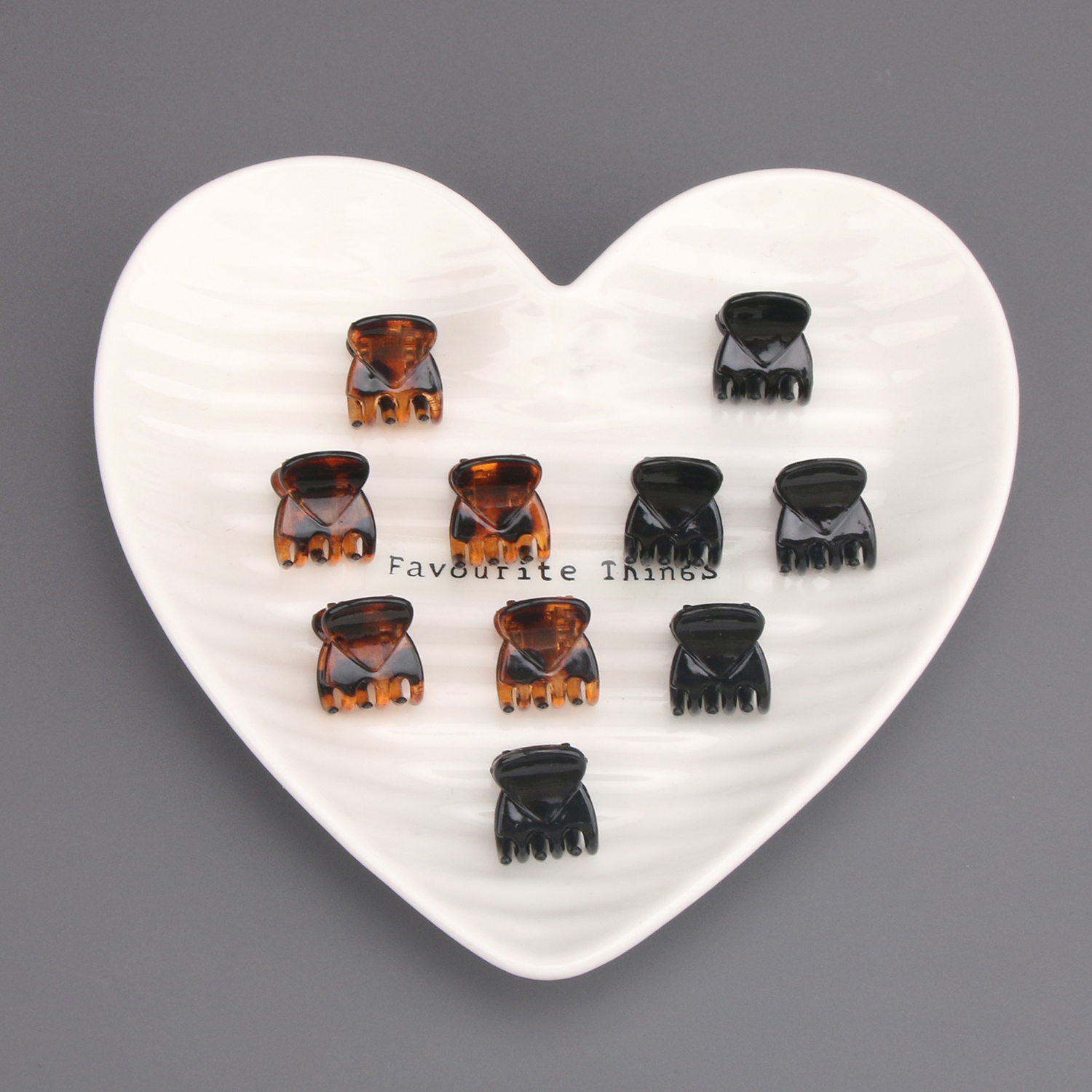 迷你抓夹黑色碎发夹刘海夹