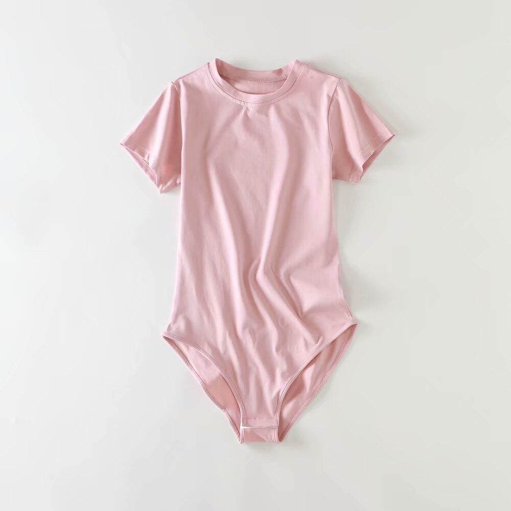 Europe and America ins Solid Elastic force Self cultivation T-shirts Short sleeved one-piece garment summer half sleeve Jumpsuit Base coatin the Women's clothing/Boutique , T-shirt  category - from Buy2taobao.com to provide professional Taobao agent buy service
