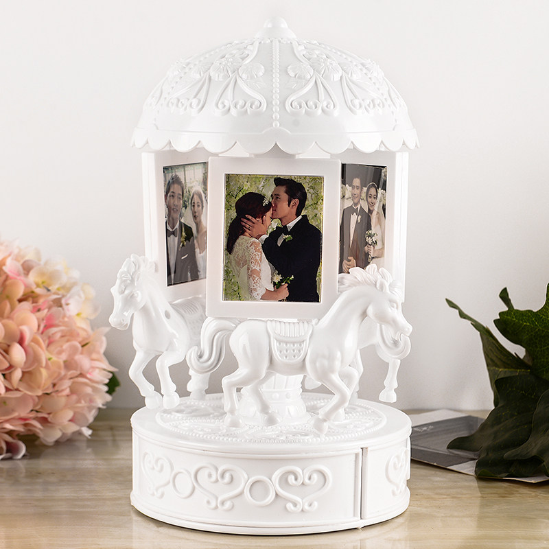 merry-go-round Music box The music box birthday gift girl student 520 Boyfriend originality practical diy Custom photoin the Festive supplies/Gift , Gift ideas , Music Box  category - from Buy2taobao.com to provide professional Taobao agent buy service