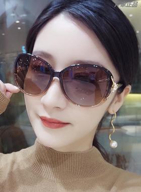 2025年新款防紫外线太阳镜大脸显瘦墨镜女高级感优雅时尚偏光眼镜