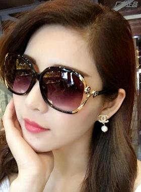 太阳镜女潮2025款圆脸长脸优雅个性舒适前卫墨镜女方脸偏光