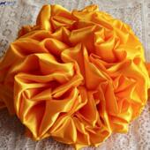 丧事用品灵堂绸布红白喜事白色黑色多种彩色花球葬礼汽车装 饰花球