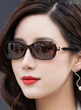 太阳镜女2025新款小框开车眼镜优雅网红街拍偏光小脸墨镜防紫外线