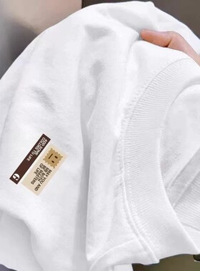 广州十三行外贸原单~纯棉短袖t恤男女夏季宽松上衣服情侣白色半袖