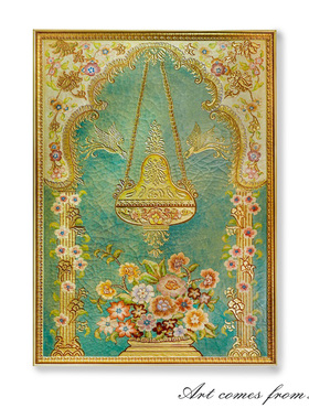 法式轻奢高级感挂画客厅沙发背景墙入户玄关卧室床头装饰画C3167