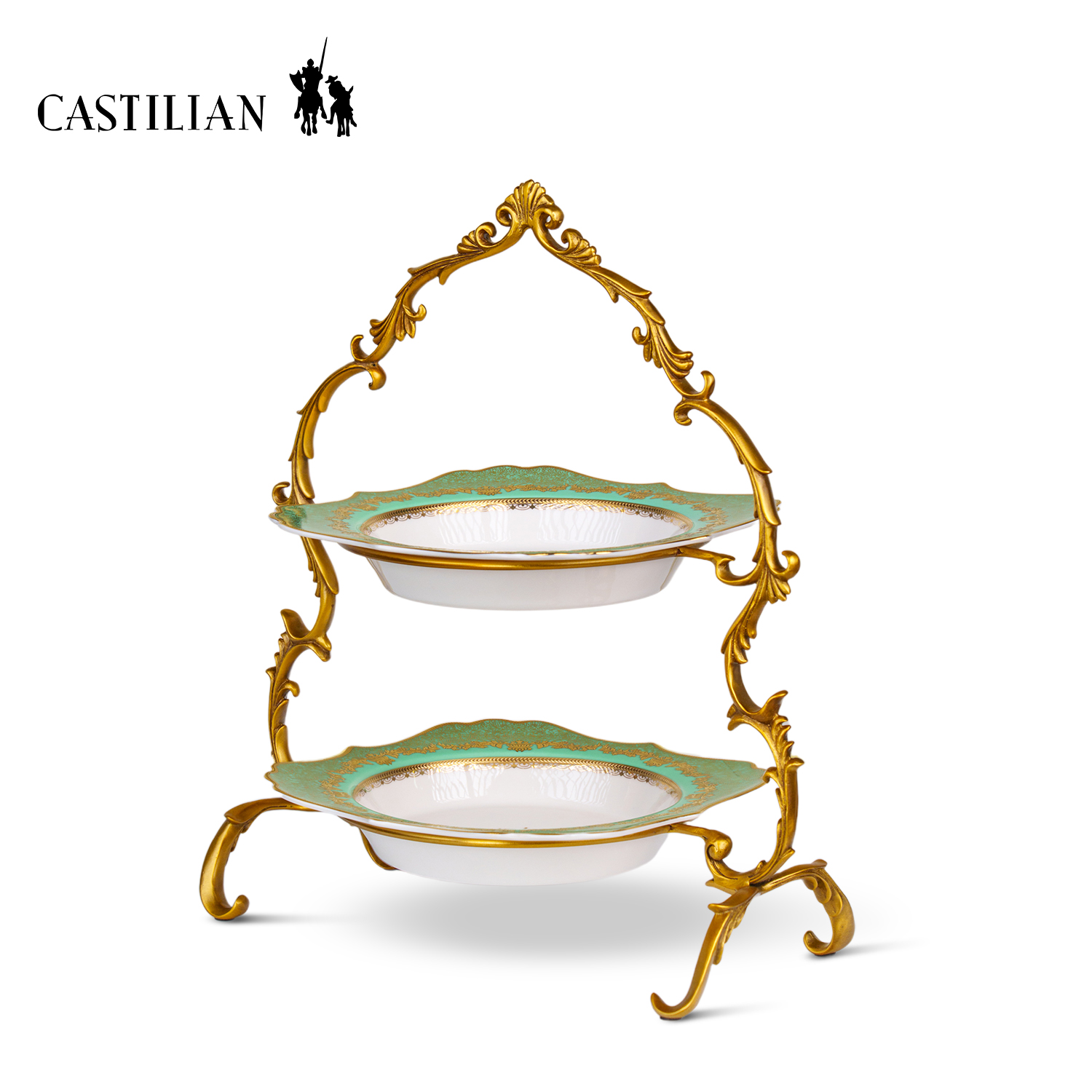 双层蛋糕点心碟法式轻奢高级感