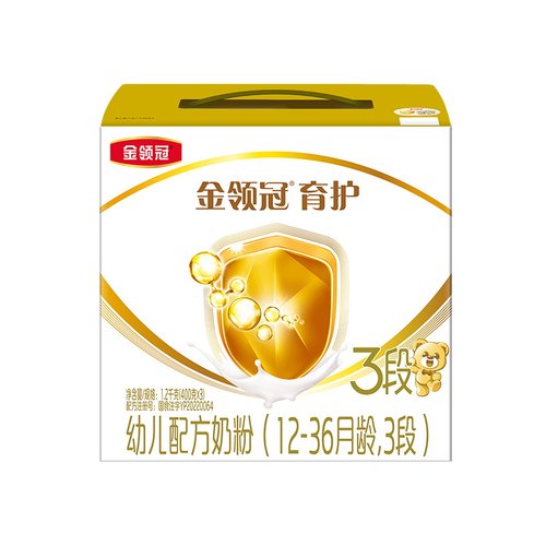 伊利金领冠育护3段盒装奶粉1200g