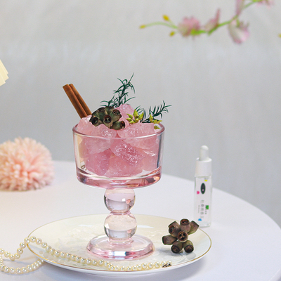 樱花粉黛天然扩香晶石香薰摆件