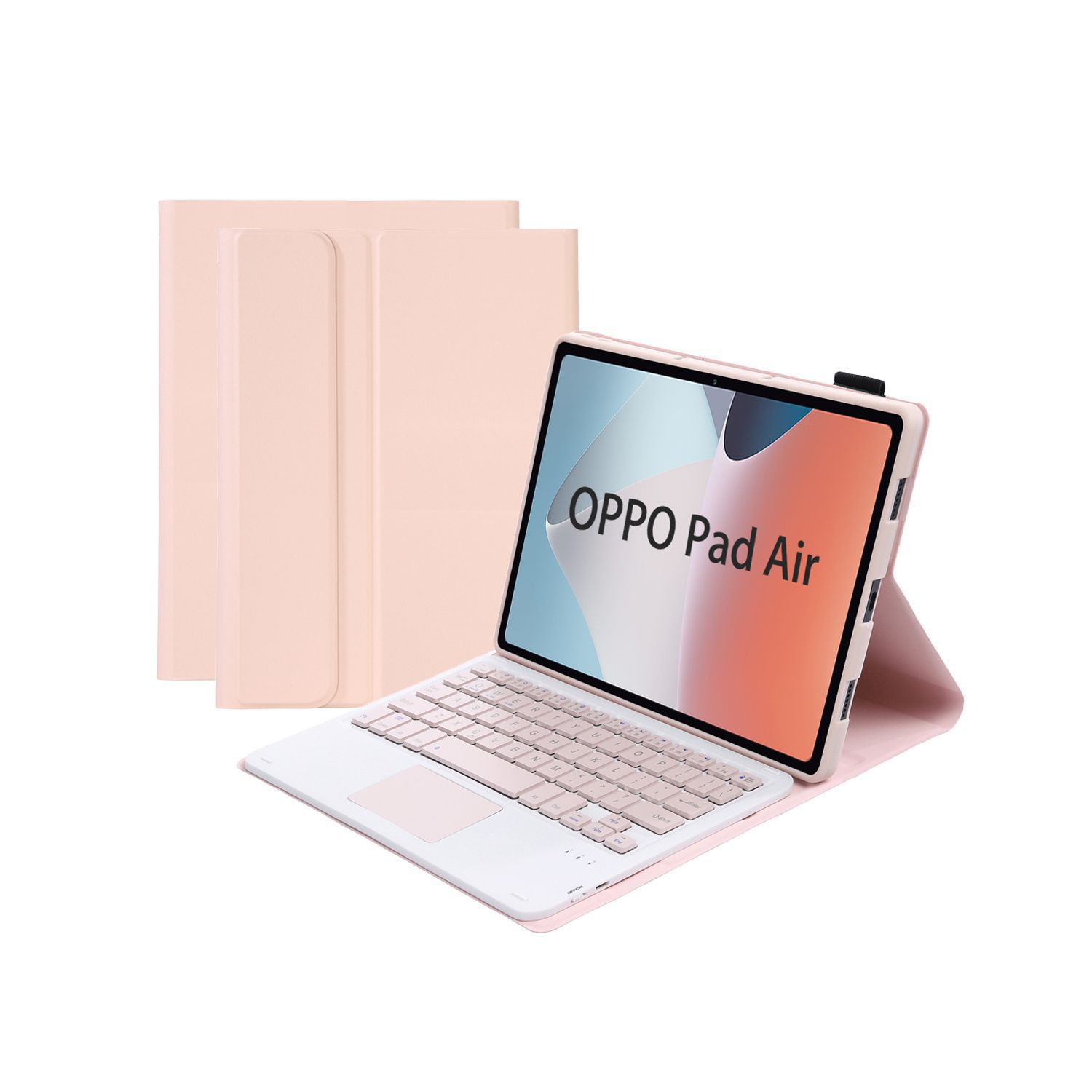 适用oppo pad Air糖果色触控键盘 无线蓝牙 七彩背光10.4寸键盘套