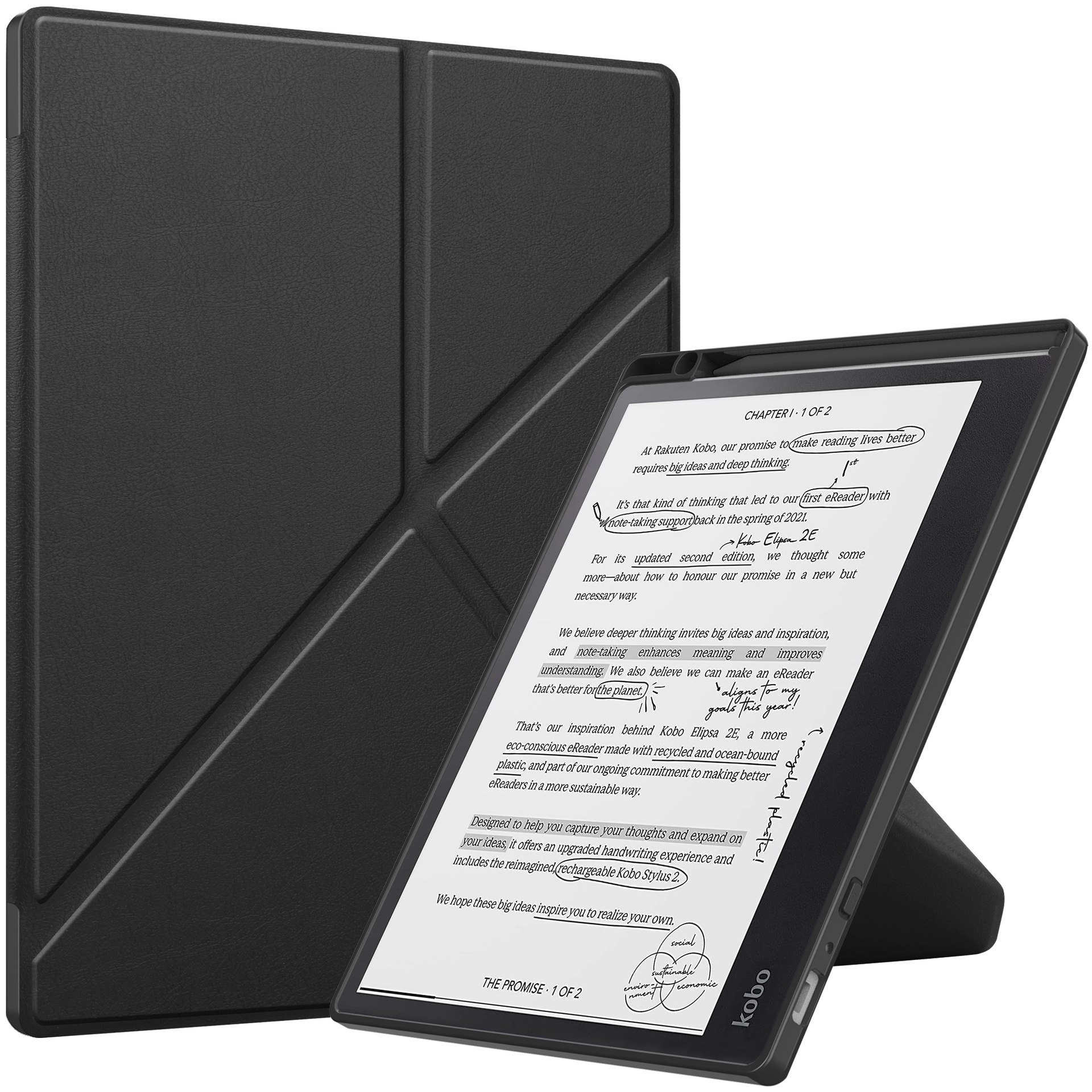 适用Kobo Elipsa 2E 电子书平板TPU保护套 变形金刚TPU软壳保护壳