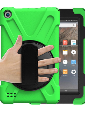 适用亚马逊kindle HD7 2019海盗王防摔平板壳旋转支架fire 7硬壳