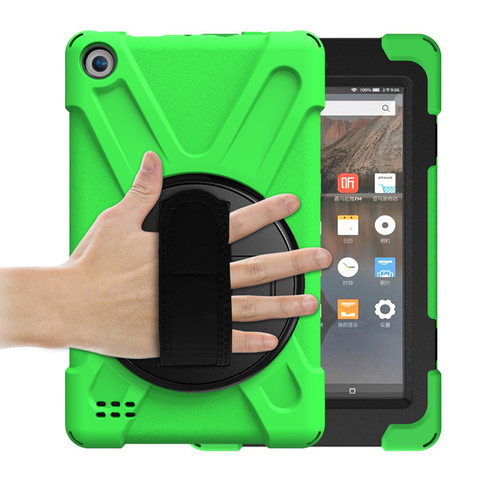 适用亚马逊kindle HD7 2019海盗王防摔平板壳旋转支架fire 7硬壳