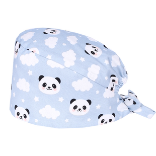 戈美恩厚款手术帽女纯棉手术室专用帽子护士小花帽医生工作帽透气