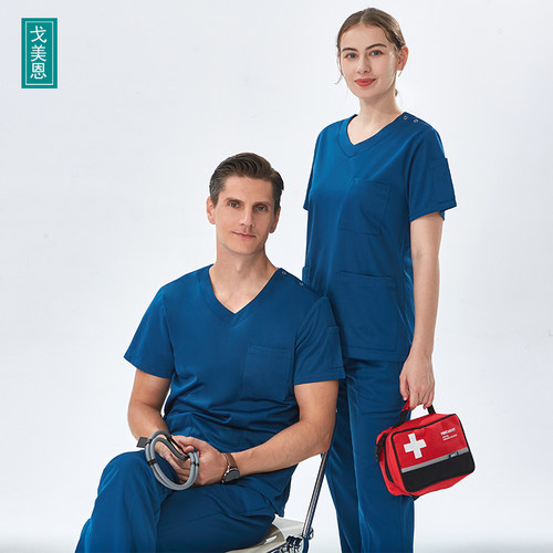 戈美恩女洗手衣防静电口腔工作服