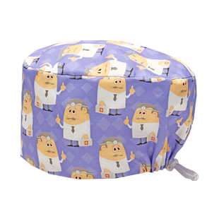 戈美恩手术帽女纯棉手术室专用帽大头围口腔医生帽不压头发定制男