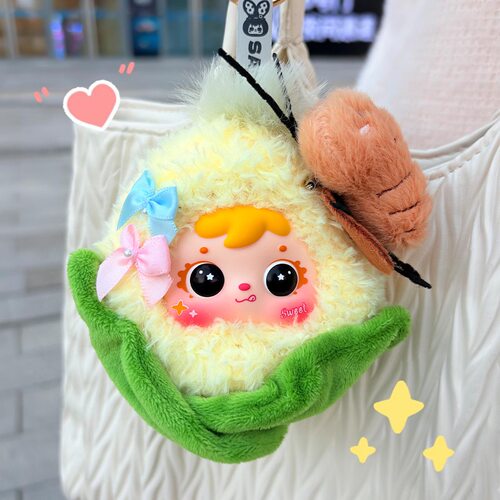 甜玉米可爱乐园明盒毛绒挂件