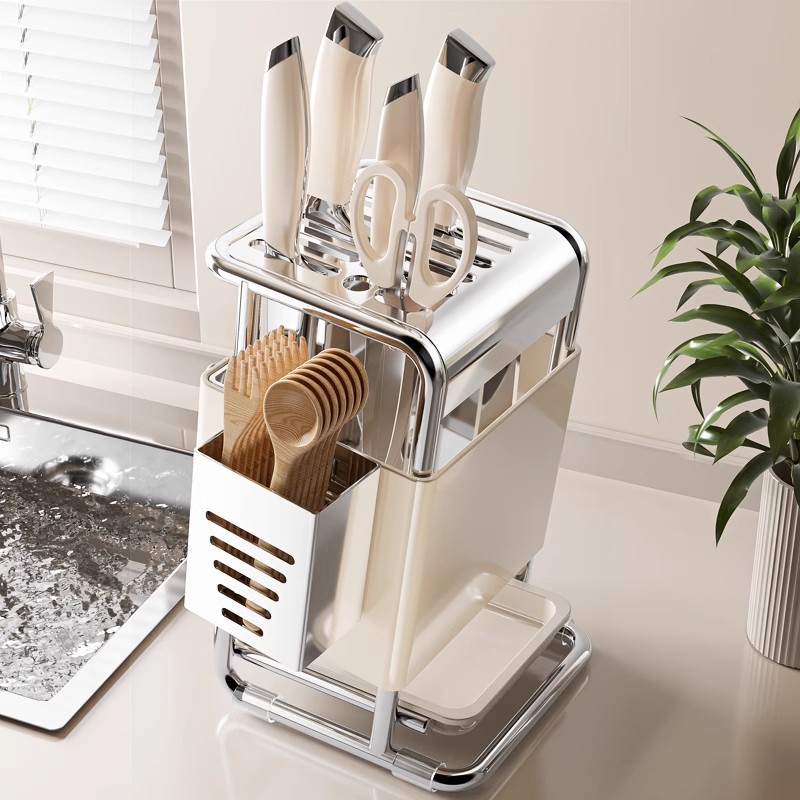 刀架筷笼一体收纳置物架2025新款