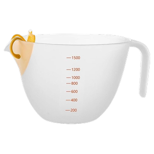 蛋液塑料打蛋杯鸡蛋烘焙带网淘米蒸蛋羹专用碗厨房过滤量杯带刻度