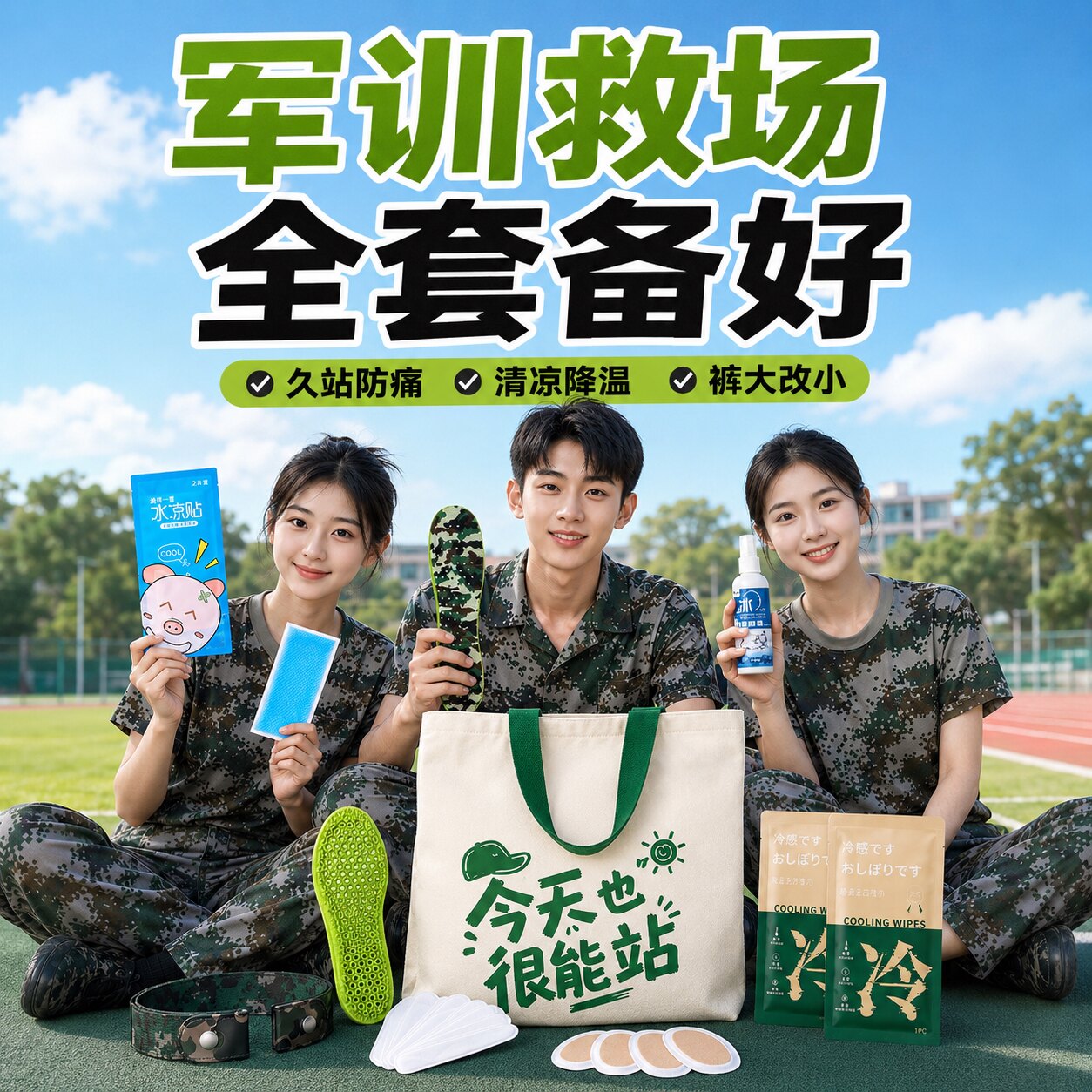 大学新生开学军训必备用品全套大礼包高中男女生必备好物神器套装