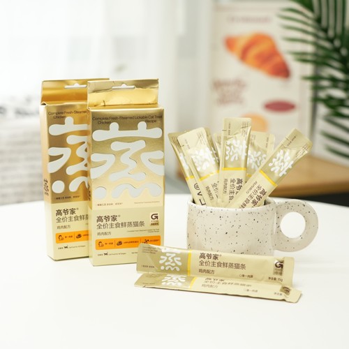 高爷家新款鲜蒸猫条全价猫条