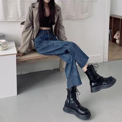 直筒裤九分裤常规厚度牛仔面料春