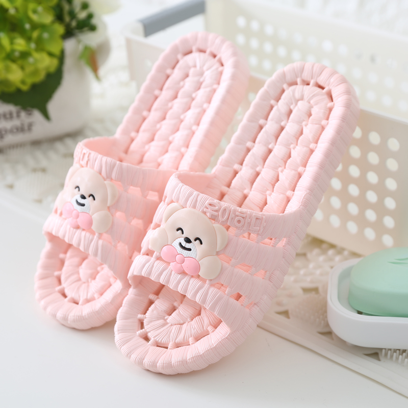 润柔夏天新款时尚风防滑厚底拖鞋