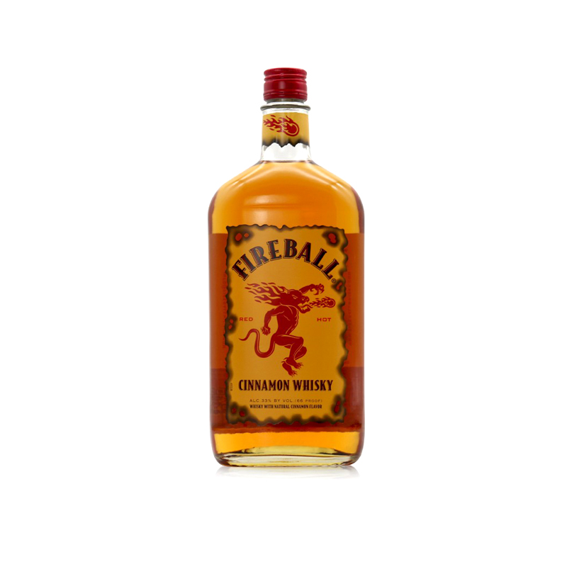 Fireball 火龙肉桂 威士忌鸡尾酒调酒基酒750ml原装进口洋酒正品