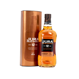 进口洋酒烈酒JURA 吉拉12年单一麦芽威士忌700ml英国原装